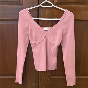 NWOT Elegant Pink Women's Top